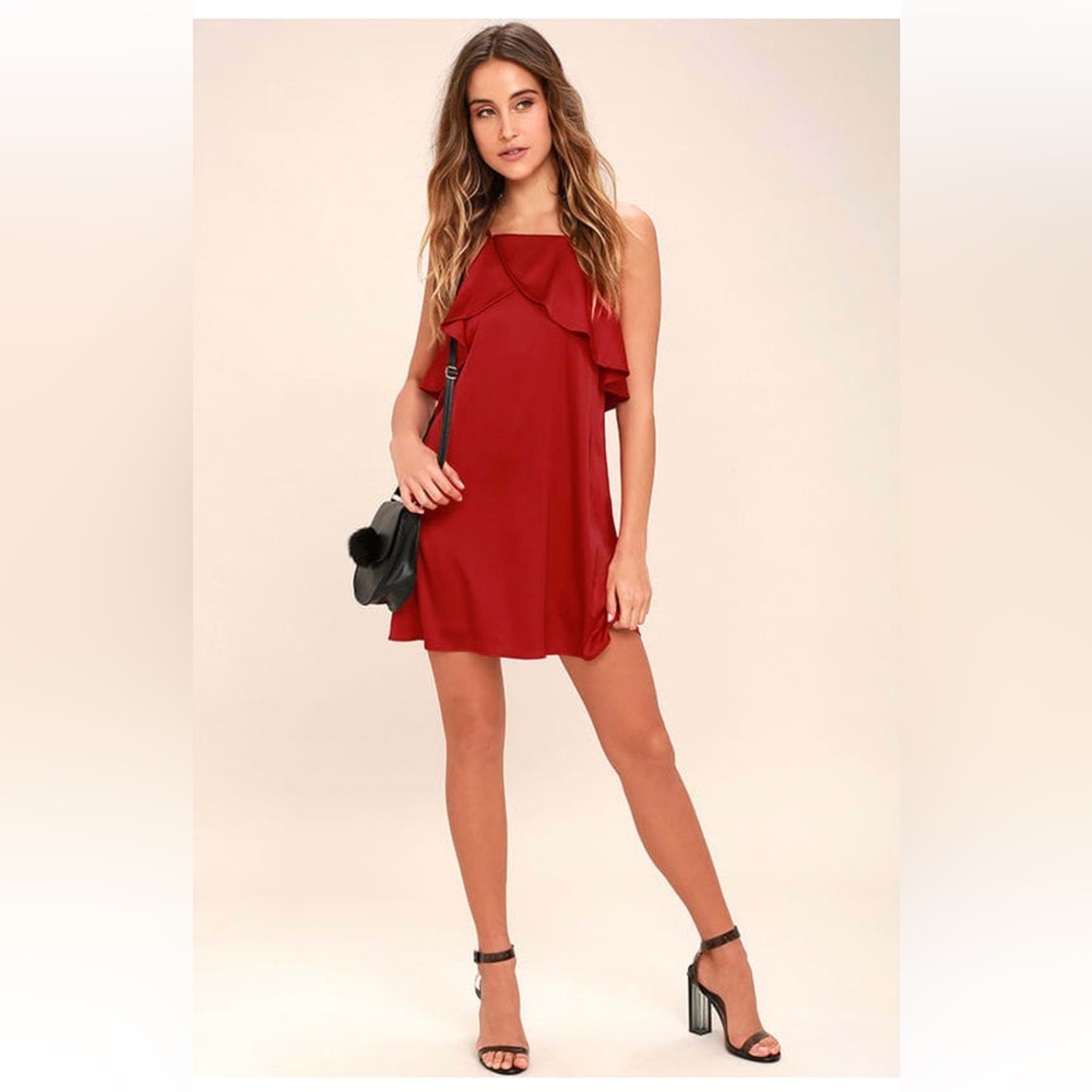 New w/tags! Never worn! Small Lulus sexy satin mini! See photos for more info.